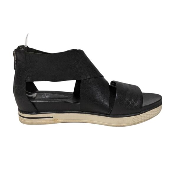 EILEEN FISHER Sport Platform Leather Sandals 7.5 - Picture 8 of 10